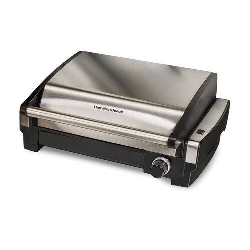 Parrilla Hamilton 25361 Acero Inox. Con ventana en la tapa