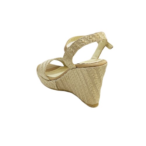 Sandalias Con Plataforma Mujer Oro Rosa Moda Cómodas