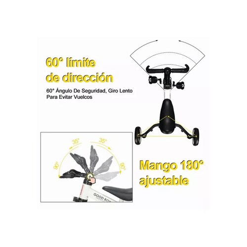 Bicicletas Triciclo De Equilibrio Montables Para Niños 3 En1