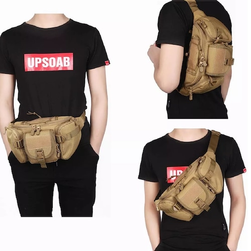 Cangurera Tactica Militar Impermeable Multifunción Durable
