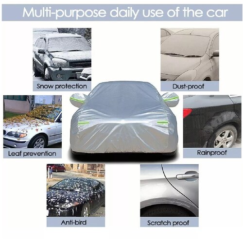 Cubierta Funda De Coche Impermeable Para Auto Suv Jeep 4.8m