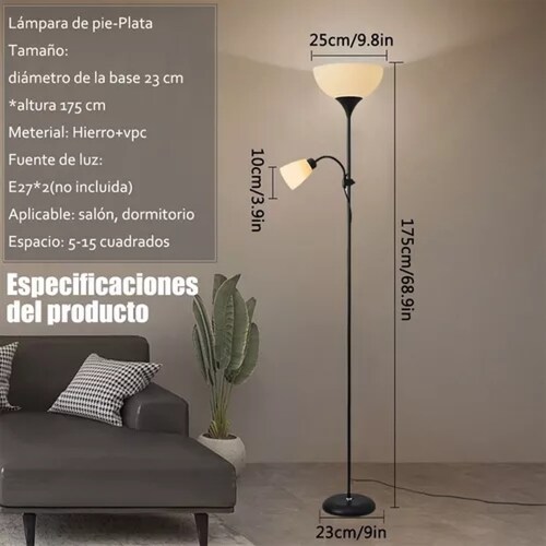 Lampara De Piso Moderna Minimalista Interiorlectura