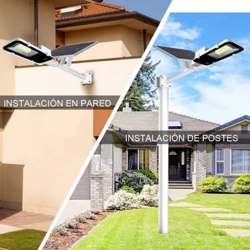 Lámpara Led Solar Luminaria Suburbana Alumbrado Publico 200w