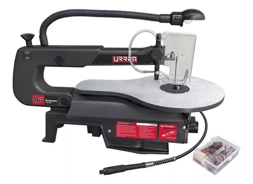 Sierra Caladora Banco Base Acero Inclinable 16pulg 90W Urrea