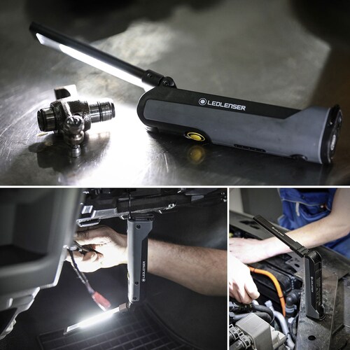 Linterna Recargable de Trabajo iW5R FLEX Negra Ledlenser