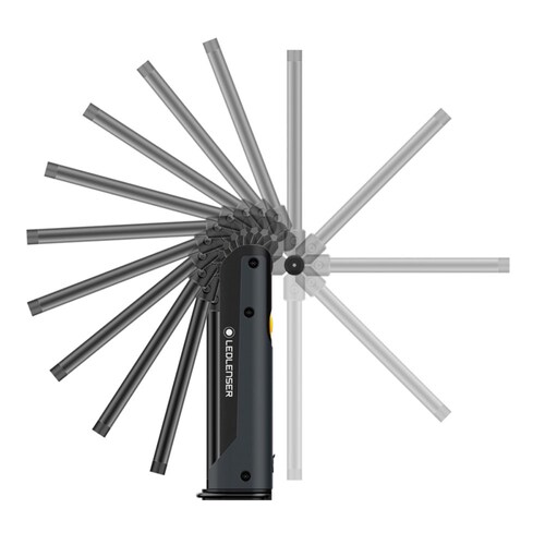 Linterna Recargable de Trabajo iW5R FLEX Negra Ledlenser