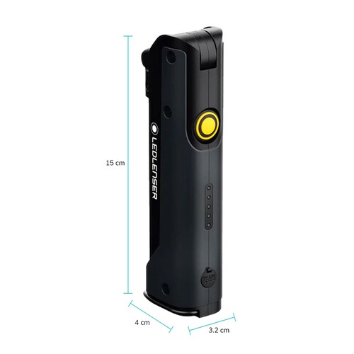 Linterna Recargable de Trabajo iW5R FLEX Negra Ledlenser
