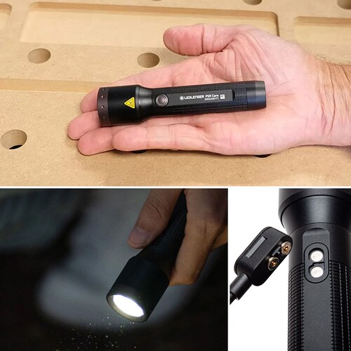 Linterna LED recargable con enfoque P5R Core Led Lenser