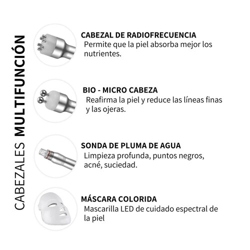 Mascara De Terapia Facial 7 En 1 Dermoabrasión Hidrofacial