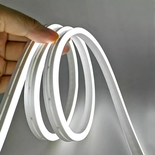 Neon Flex Led Manguera Con Fuente De Alimentación 5 M 12v Luz Blanca Fria