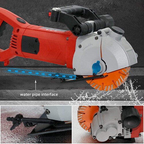 Máquina Electrica para Ranurar Pared Hormigon, Concreto, Granito, 110v 4800w
