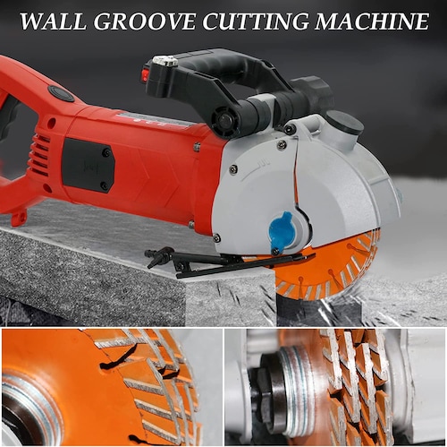 Máquina Electrica para Ranurar Pared Hormigon, Concreto, Granito, 110v 4800w