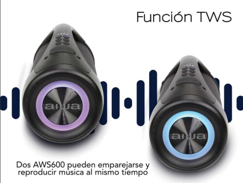 BOCINA INALAMBRICA IMPERMEABLE AIWA  / AWS600BT 