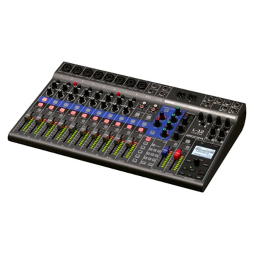 Mezcladora ZOOM L-12 Pasiva/12 canales/USB/Fuente Phantom
