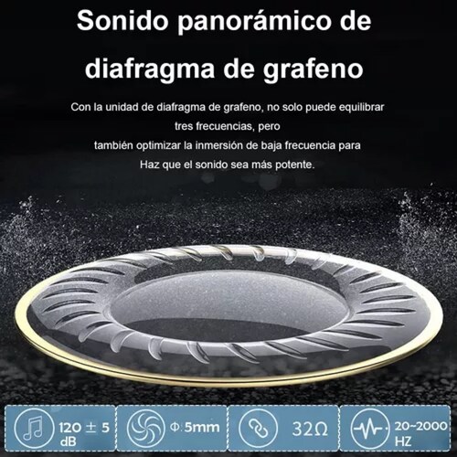 Audífonos Intraurales Hyiear Bluetooth 5.0 Estéreo.