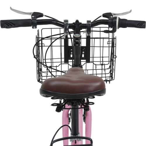 Bicicleta Urbana Vintage R26 Frenos V-brakes Rosa