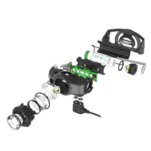 Linterna Recargable de Cabeza MH5 Amarilla Ledlenser