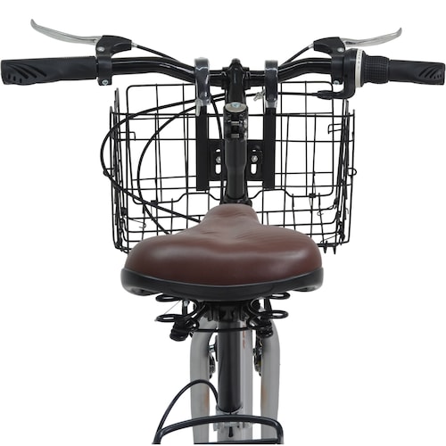 Bicicleta Urbana Vintage R26 Frenos V-brakes Plata