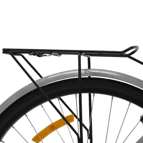 Bicicleta Urbana Vintage R26 Frenos V-brakes Plata