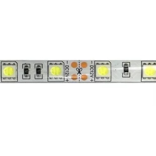Tira Led 5050 5m + Eliminador Luz Blanca 127v Exterior Casa