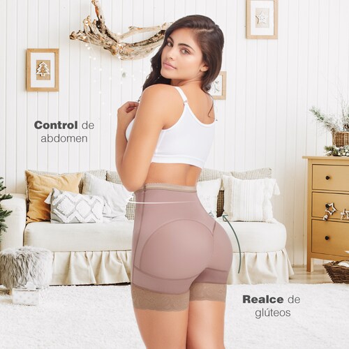 Faja Panty Short Talle Alto Levanta Glúteos Invisible debajo de la Ropa Original de Colombia.