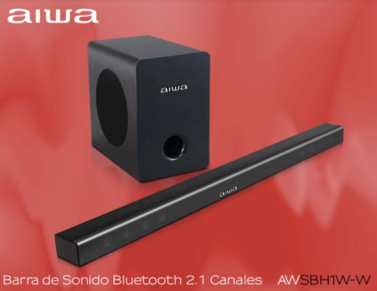 Barra Sonido Tv Heymell Compact Small 60cm 120W Bluetooth