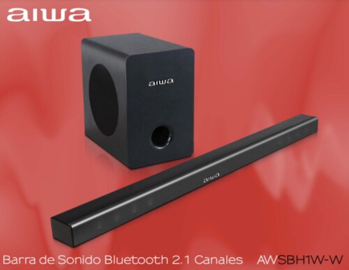 Barra de Sonido con Woofer | Wireless | AWSBH1W-W
