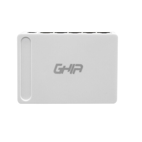 Switch ghia 5 puertos rj45 10 100 1000 mbps no administrable auto mdi mdix half full duplex