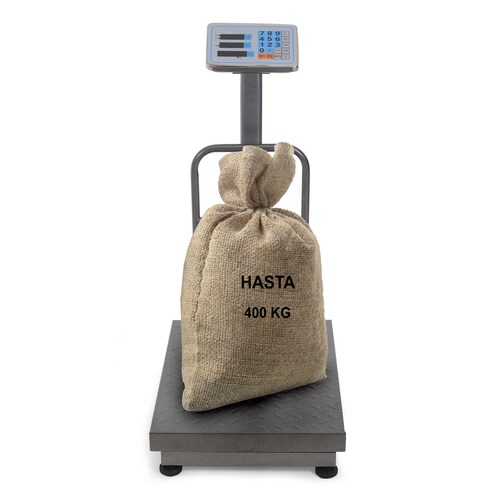 Bascula Comercial Industrial Digital 400 Kg 110v Uso Rudo.