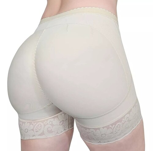 Fajas Colombianas Short Reductor Levanta Cola Control Abdominal, Panty Short Levanta Gluteos con Realce Natural.