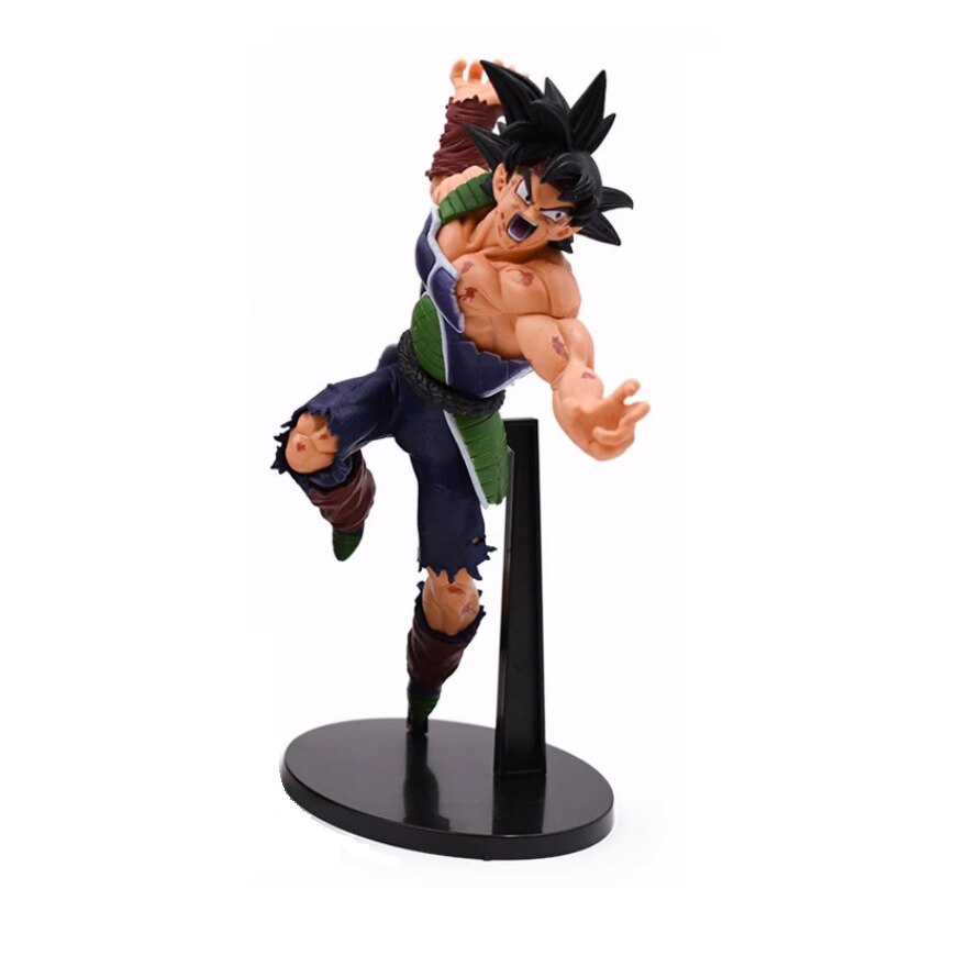 Juguete Muneco Figura Bardock Peleando Dragon Ball Z Anime 22 Cm