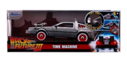 Auto Escala 1:24 Back To The Future 3 Time Machine C/ Luces