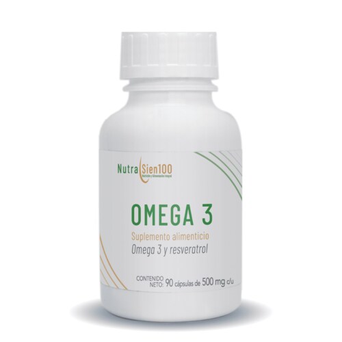 OMEGA 3 Puro de Salmón con resveratrol | Alta concentración | No se repite | Calidad Premium | Nutrasien100 | 90 cápsulas