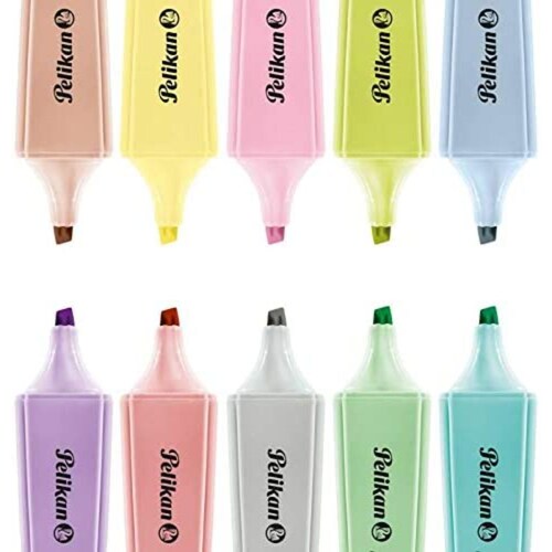 Pelikan Marcatextos 10 piezas Colores Surtidos para Escuela u Oficina