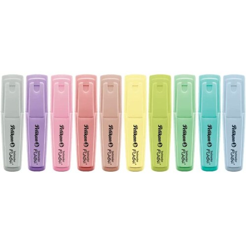Pelikan Marcatextos 10 piezas Colores Surtidos para Escuela u Oficina