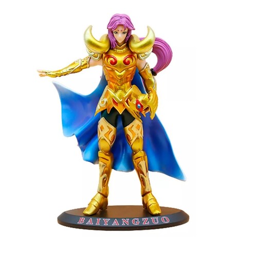 Juguete Muñeco Figura Caballeros del Zodiaco Aries Anime.