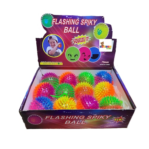 12 Pelotas De Pico Luz Led Juguete Piñata Fiesta Bolo Regalo