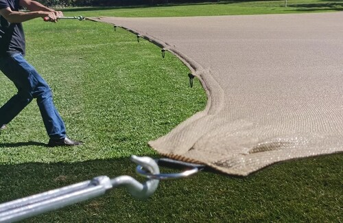 Lona Sombra 4m X 4m Lista Para Instalar.