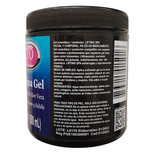 Gel Conductor Efecto Lifting Facial Y Humectante Protecto