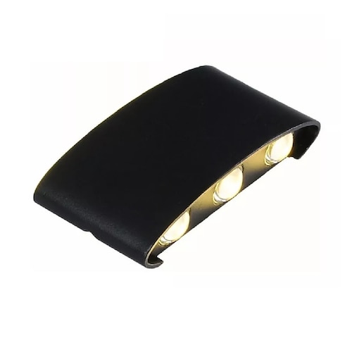 Lampara De Pared Led Aluminio Iluminacion Exterior Jardin
