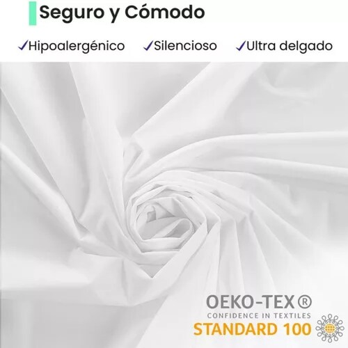 Ubbe Protector Cubre Colchón 100% Impermeable Matrimonial.