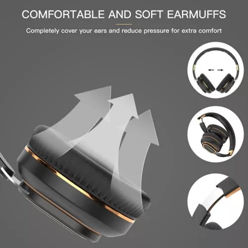 Inalámbricos Audífonos Bluetooth Diadema 5.0 Dura 20 Horas