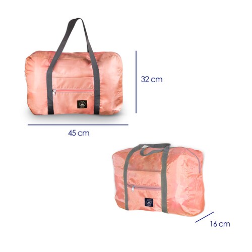 Maleta De Viaje Plegable Melón Bolsa de Mano para Avion o para Gym.
