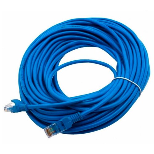Cable Red 20 Metros Cat 5e Utp Rj 45 Ethernet Internet.