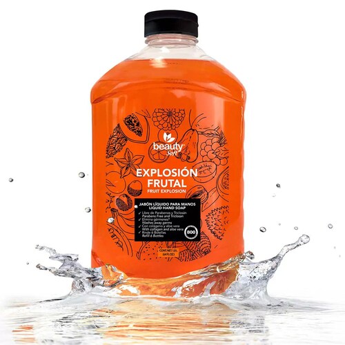Beauty Soft Jabón Líquido para Manos 2 pzas de 1.8 l