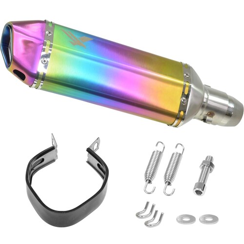 Escape Moto Acero Deportivo Tornasol Universal Silenciador Gutstark