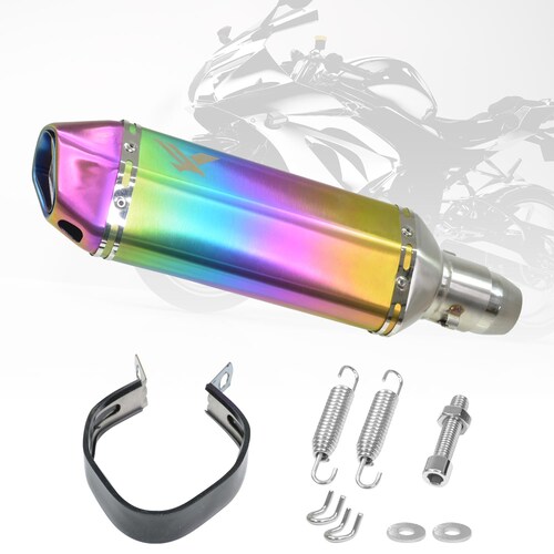 Escape Moto Acero Deportivo Tornasol Universal Silenciador Gutstark
