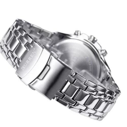 Curren Reloj Mov Análogo Cuarzo Hombre Casual Metálico