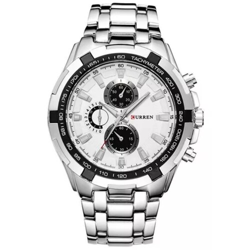 Curren Reloj Mov Análogo Cuarzo Hombre Casual Metálico
