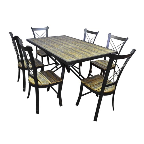 COMEDOR RECTANGULAR MILLER CON 6 SILLAS -ENTREGA ÚNICAMENTE EN CDMX, QUERÉTARO, PACHUCA, TOLUCA Y SUS ÁREAS METROPOLITANAS